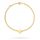  BEAUTIFUL GOLD BRACELET 585 HEART 14k