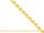 Gold ball chain 585 fashionable weave smooth balls 45cm necklace