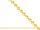 Gold ball chain 585 fashionable weave smooth balls 45cm necklace