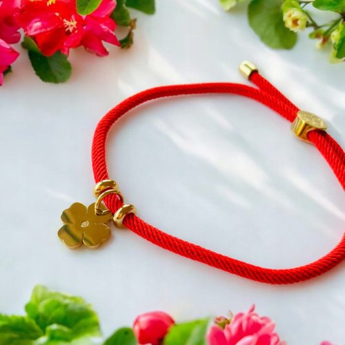  Lucky Bracelet Protective Red String Clover Amulet Talisman