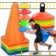  LARGE FOOTBALL SET TRAINING CONES LADDER PLATES FOOTBALL