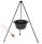  HUNGARIAN CAST IRON HUNTING KETTLE 8 L STAND