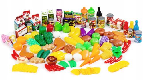  Plastic vegetables fruits toys kitchen 120 pcs