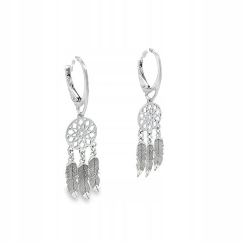  Silver dream catcher dangling earrings 925 + gift box