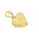  PENDANT silver gold-plated GOLD PENDANT AMBER heart FILM