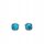  Silver stud earrings with blue blue zircon SQUARES pr.925 AK