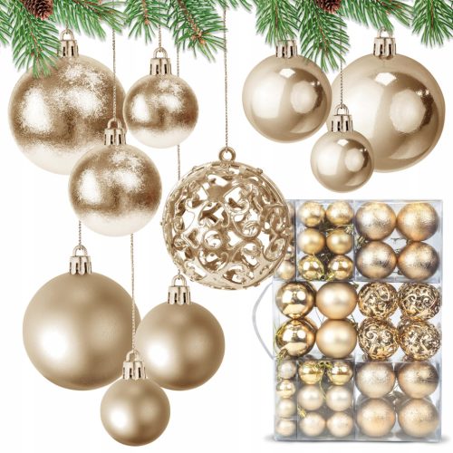  CHRISTMAS BALLS FOR THE CHRISTMAS TREE Set of 100 decorative Christmas tree baubles