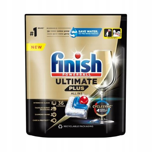 FINISH Ultimate Plus 36 Fresh Dishwasher Capsules