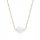  NASSARIUS minimalist necklace gold plated silver 925 pearl