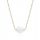  NASSARIUS minimalist necklace gold plated silver 925 pearl