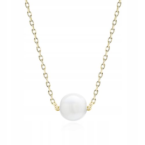  NASSARIUS minimalist necklace gold plated silver 925 pearl