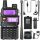  BAOFENG UV-5R 8W PMR FM WALKIE TALKIE RADIO + EARPHONE