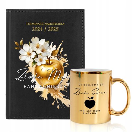  Teacher's Calendar + Golden Mug for the Educator on Teacher's Day