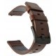  NEW THICK BROWN LEATHER STRAP 22MM + TELESCOPES