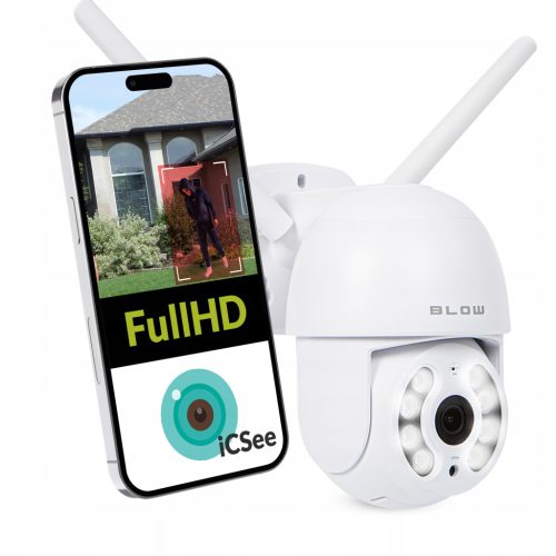  OUTDOOR ROTARY CAMERA BLOW WIFI IP 2MP FullHD AUDIO IP66 ICSEE SMART