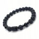  MEN'S BRACELET Stones Tourmaline Volcanic Lava