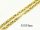  Men's chain surgical steel gold royal weave 45 cm 4 mm new