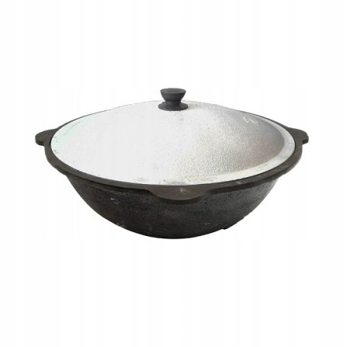  CAST IRON POT 12L with LID ORIGINAL MADE in UZBEKISTAN!