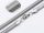  Chain surgical steel silver spring link 316L new 50 cm