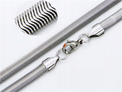  Chain surgical steel silver spring link 316L new 50 cm