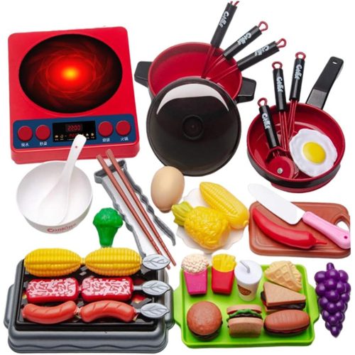  MINI SET OF POTS AND ACCESSORIES FOR CHILDREN'S KITCHEN PLAY POTS FOR CHILDREN