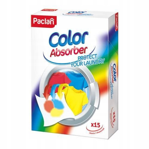  Paclan colour catching laundry wipes 15 pcs.