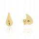  Gold drop stud earrings pr. 585