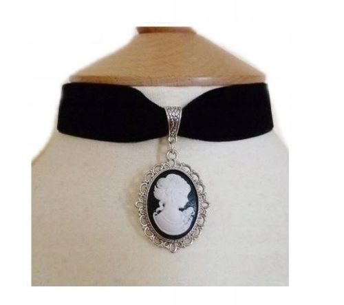  WOMEN'S CHOKER NECKLACE VINTAGE VINTAGE BLACK HALLOWEEN S 388