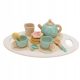  WOODEN TEA SET CONFECTIONERY COFFEE SET PLAY ACCESSORIES FILM