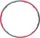  SMJ Sport 100 cm pink hula hoop with studs