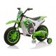  BATTERY POWERED MOTORCYCLE FOR CHILDREN 4-7 YEARS CROSS XMX616 EVA 2 GAS ENGINES IN HAND