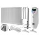  ELECTRIC OIL PANEL HEATER 2000 W ECO WHITE LCD 114 CM x 60 CM