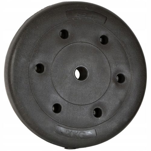  COMPOSITE BITUMINOUS WEIGHT 20kg PLATE DISC FOR DUMBBELL BAR BELL 26.5