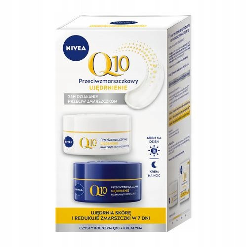  Nivea Q10 Day Cream and Night Cream Cosmetics Set