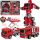  Transforming robot fire brigade, fire truck 3in1, 3+ MEGA CREATIVE