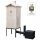  WOODEN SMOKEHOUSE 175CM THE LARGEST FIREPLACE FREE GIFTS GARDEN GRILL TOP