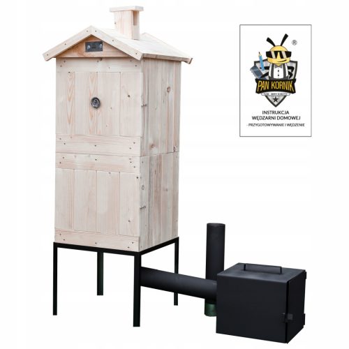  WOODEN SMOKEHOUSE 175CM THE LARGEST FIREPLACE FREE GIFTS GARDEN GRILL TOP