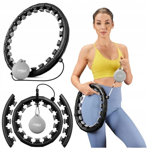  Hula hoop smart slimming massager with protrusions and Trex Sport weight