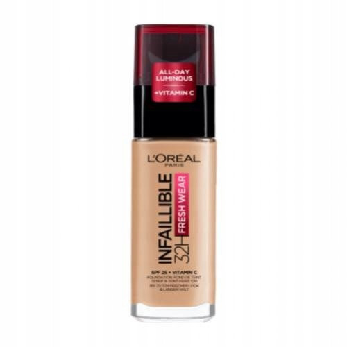  L'Oréal Paris Infallible Fresh Wear 200 Natural Linen Face Foundation 30ml SPF up to 10