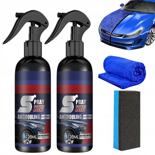  3 in 1 Ceramic Car Coating Spray,Multi-Functional Coating Renewal Agent