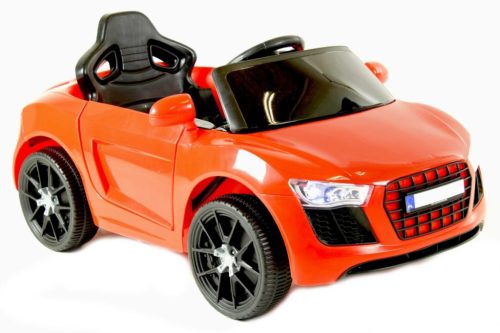  BATTERY POWERED CAR ROCKER 2 MOTORS LED REMOTE CONTROL 2.4G RED STRAPS