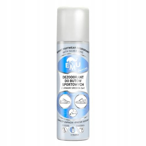  SHOE DEODORANT WITH SILVER IONS FOR SPORTS SNEAKERS EMU PRO 150ml