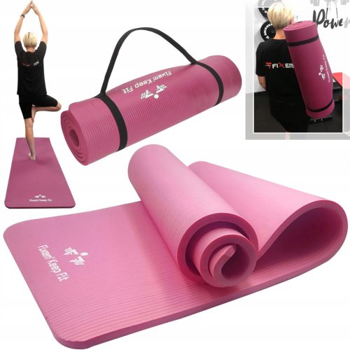  GYMNASTIC TRAINING MAT YOGA FITNESS EXERCISES THICK 1.5cm NBR 190x63cm