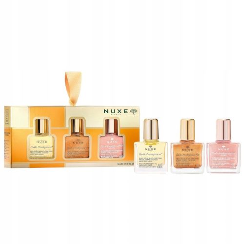 NUXE Huile Prodigieuse Trio: Multi-Purpose Oils for Face, Body & Hair (3 x 10ml)
