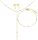 3-Piece Gold-Plated Jewelry Set Tie Sticks Surgical Steel 316L