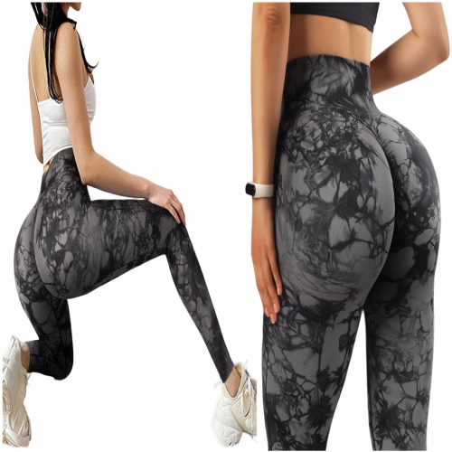  WOMEN'S SPORTS PUSH UP LEGGINGS GREY LEGGINGS M