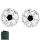  EARRINGS Silver with Cubic Zirconia Studs Delicate Silver Rhodium-Plated Gift