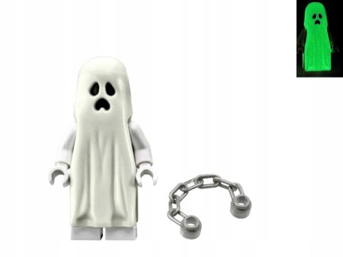  LEGO Castle - Ghost glowing in the dark + chain! 9467 gen043