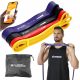  RESISTANCE BANDS for CrossFit Pull-up Exercises SET OF 4 STRONG Bands + EBOOK