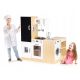  WOODEN KITCHEN FOR CHILDREN SEPARATE SEGMENTS XXL BOARD +LED ECOTOYS